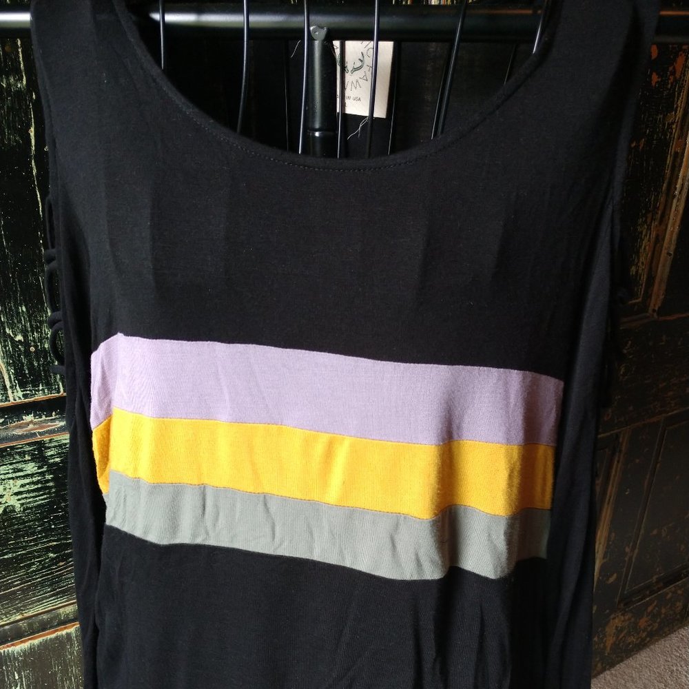 Cold Shoulder Stripes